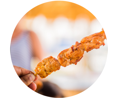 Brochettes de poulet Brochettes de poulet
